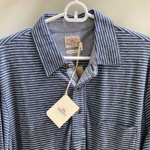 Faherty long sleeve polo